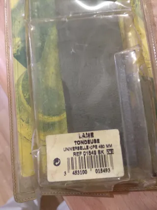 Lama per tosaerba 480mm nuova