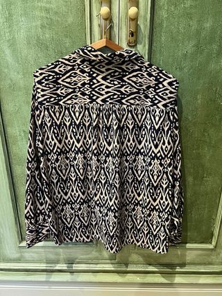 Blusa Cortefiel Estampada Talla M
