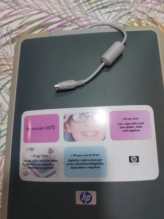HP Scanjet 3670 Escáner Fotos Documentos