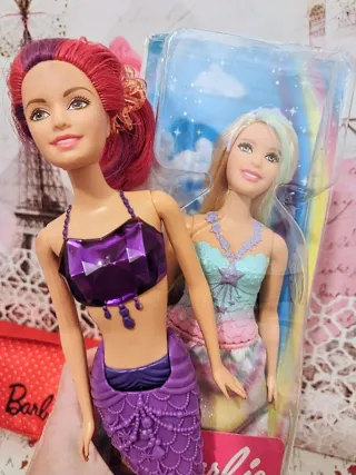 LOTE MUÑECAS BARBIE  REGALO BOLSO BARBIE