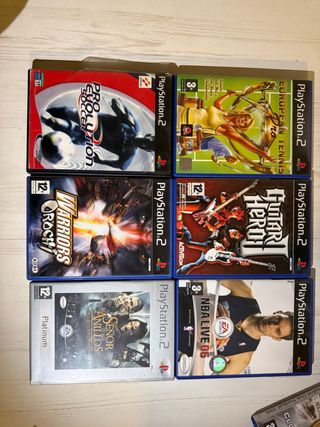Lote 6 Juegos PlayStation 2 PS2