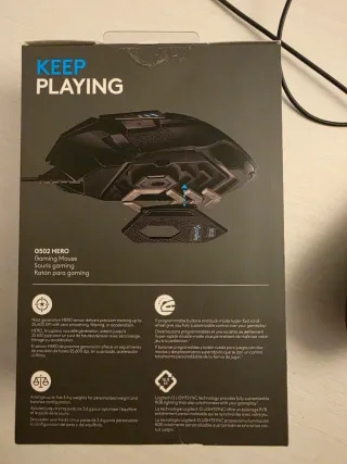 Ratón Gaming Logitech G502 Hero Negro