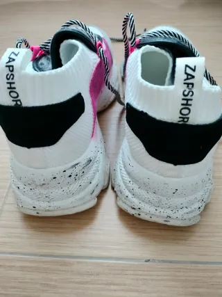 Zapatillas deportivas mujer rosa y blanco