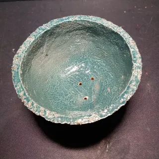Cuenco Chawan Maceta Cerámica Azul