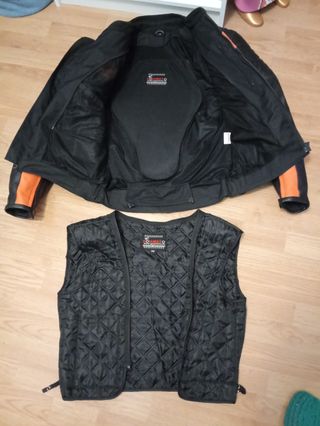Chaqueta de piel para moto