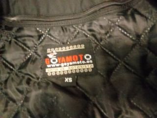 Chaqueta de piel para moto
