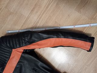 Chaqueta de piel para moto