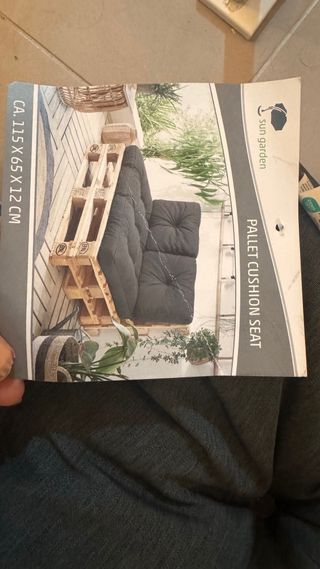 Cojines para palets grises