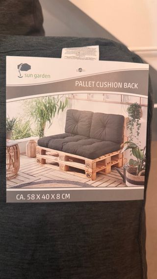 Cojines para palets grises