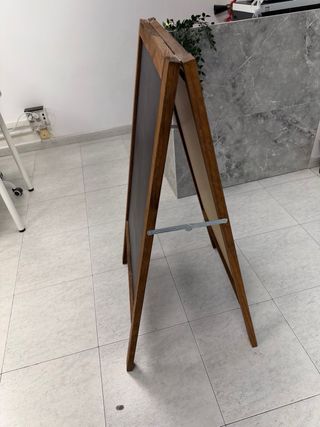 Pizarra de tiza de madera