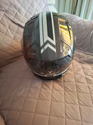 Casco Moto LS2 Negro y Blanco(NUEVO)