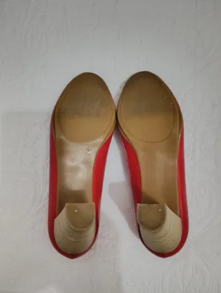 Zapatos de salón PEPE MENARGUES rojos talla 41