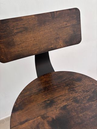 Taburetes altos madera y metal