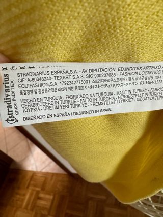 Maglioncino giallo 100% cotone