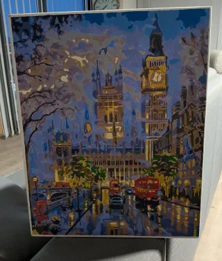 Cuadro Acrílico 40x50 Artesanal Londres