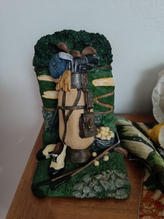 Lote 2 sujetalibros golf