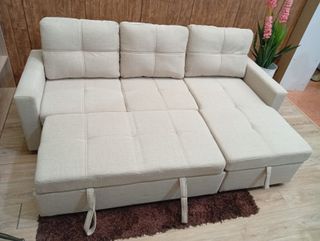 OFERTA DE SOFA CAMA CHAISE LONGUE CON ARCON
