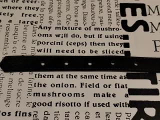 Cinturón de piel negro mujer