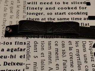 Cinturón de piel negro mujer