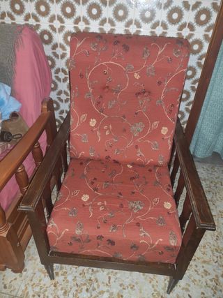 Sillón individual con cojines