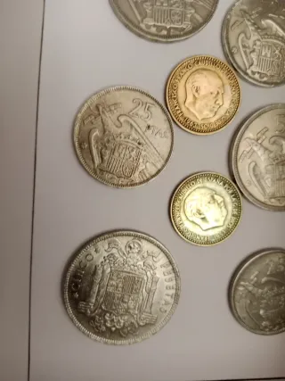 Lote monedas antiguas España Pesetas