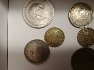Lote monedas antiguas España Pesetas
