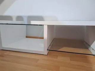 Mesa de centro diseño cristal