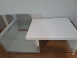 Mesa de centro diseño cristal