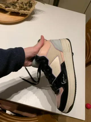 Zapatillas Karl Kani High Top Negro/Rosa