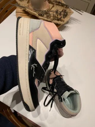 Zapatillas Karl Kani High Top Negro/Rosa