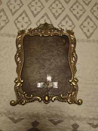 Marco de bronce porta fotos vintage son 2