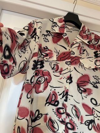 Camicia vintage oversize fantasia pop romantica