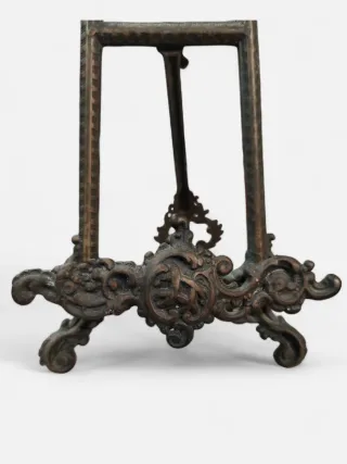 Atril/Supporto vintage in bronzo platinato