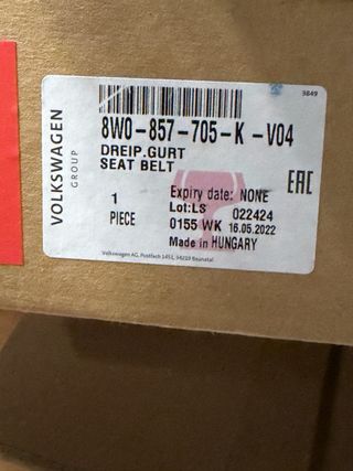 Cinturones Audi A4 B9