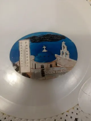 Calamita Frigo Grecia con Termometro