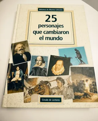 Libro 25 personajes q cambiaron el mundo