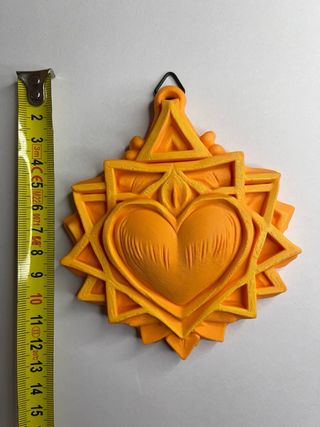 Decorazione Sacro Cuore da parete artigianale