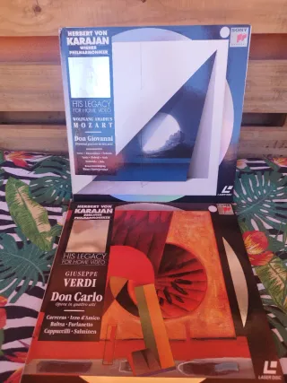 2 Laserdisc Clásico: Mozart y Verdi todo por 4€