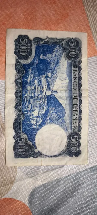 Billete 500 pesetas 1971 El Banco de España