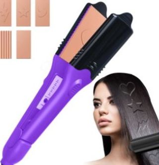 Plancha de pelo 3D con formas