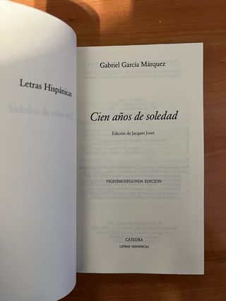 Cien años de soledad