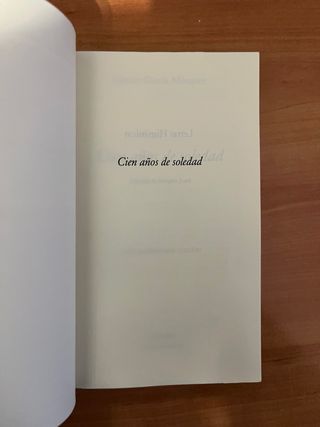 Cien años de soledad