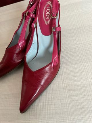 Scarpe Tod's rosse con tacco