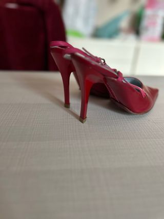 Scarpe Tod's rosse con tacco