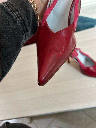 Scarpe Tod's rosse con tacco