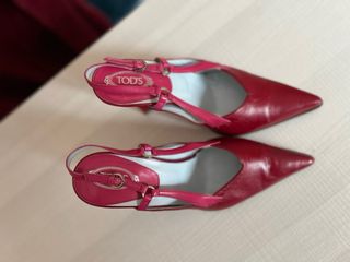 Scarpe Tod's rosse con tacco