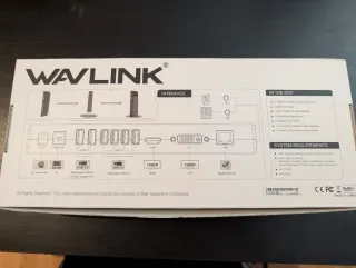 Estación Acoplamiento Wavlink USB 3.0 DisplayLink