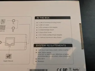 Estación Acoplamiento Wavlink USB 3.0 DisplayLink