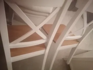 2 Sillas Comedor Ikea Madera Blanca