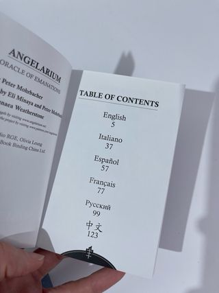 Angelarium Oracle of Emanations baraja oráculo